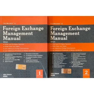 Taxmann's Foreign Exchange Management Manual 2022 [FEMA - 2 Volume]